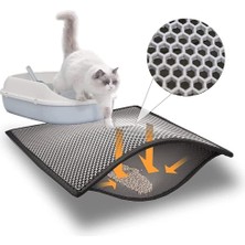 Shop A Way Bypet Elekli Kedi Kumu Paspası Küçük Boy (Gri)