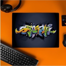 Shop A Way Hediyesepeti Grafiti Tasarımlı Tasarımlı 40X30 Mousepad - Mouse Pad - Fare Altlığı