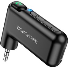 Vento Store Borofone Wireless Bluetooth 5.0 3.5mm Jack Aux Araç Ses Aktarım Kiti Adaptör Bluetooth Çenanirici Ar