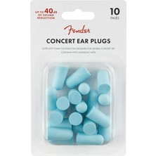Fender® »concert Ear Plugs« Köpük Kulak Koruması - 32DB'YE Kadar - 10 Çift - Renk: Daphne Blue