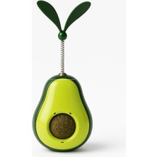 Shop A Way Avokado Şekilli Kedi Oyuncağı, Catnip Toplu Hacıyatmaz, Mama Dağıtıcılı Zeka Geliştirici Denge Oyunu
