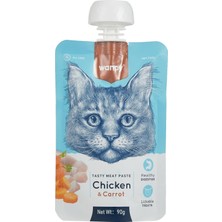 Shop A Way Wanpy Taze Tavuklu&havuçlu Kedi Et Ezmesi 90 gr 12 Paket