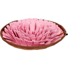 Shop A Way Köpek Yavaş Besleme Matı Mama Bulmaca Matı - Köpek Interaktif Oyuncak (Pembe)