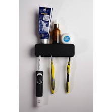 Woi Workshop 6’lı Duvar Tipi Diş Fırçalığı (Üst Raflı, Elektrikli Uyumlu)