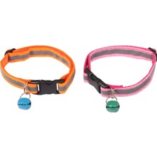 Shop A Way X-Perk Kedi Köpek Reflektörlü Zilli Boyun Tasması 2 Adet