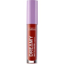 Shop A Way Callista Dreamy Matte Cream Mat Görünümlü Lipgloss 205 Big Ego, Kahverengi