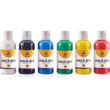 Shop A Way Tuval Duvar Geniş Alan 3lü Zemin Fırçası Beyaz Kıl Fırça Ahşap Sap