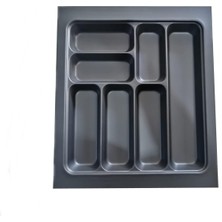 Shop A Way Almıtal 44X49 Cm. 7 Gözlü Antrasit Çekmece Içi Kaşıklık 40 * 40 Cm'e Kadar Kesebilirsiniz