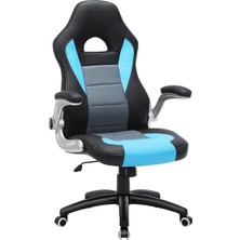 Shop A Way Sandalyesi, Yüksek Sırtlı, Ofis Koltuğu, Yüksekliği Ayarlanabilir, Katlanabilir Kolçaklar, Sallanan