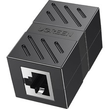 Shop A Way RJ45 Cat6 Cat7 Cat8 Ethernet Kablo Uzatma Aparatı Siyah