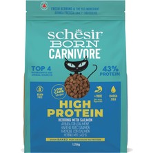 Shop A Way Born Carnivore Somonlu ve Ringa Balıklı Yetişkin Kedi Maması 1,25KG