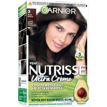 Shop A Way Nutrisse Yoğun Besleyici Kalıcı Krem Saç Boyası 3 Koyu Kahve