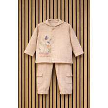 NerKids Erkek Bebek Müslin Takım