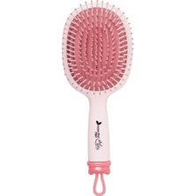 Shop A Way Pro Ayıcık Figürlü Çocuk Saç Fırçası Pembe - 48