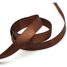 Shop A Way - Kahverengi Saten Kurdele 1 cm 10 Metre 1 Adet