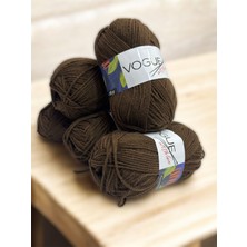 Vogue Ihraç Fazlası  Antipill Bebe Yünü Örgü Ipi 500GR - Kahverengi