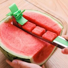 Shop A Way Pratik Paslanmaz Çelik Karpuz Dilimleyici | Ergonomik ve Güvenli Meyve Kesici
