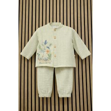 NerKids Erkek Bebek Müslin Takım