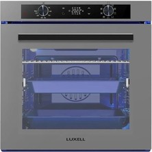 Shop A Way 88 Litre A-68 Sgf3 Platinum Metalik Gri Ankastre 9+1 Programlı Dijital Fırın