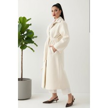 Hiramir Kadın Yeni Sezon  Kaşe Kaban Mont KS2579