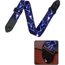 Shop A Way SR-11BL Gitar Omuz Askısı Mavi Renk Desenli Uzunluk 90-143 cm