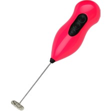 Shop A Way Pilli Kahve Köpürtücü – Mini Süt Köpük Yapıcı El Mikseri, Sessiz Çalışan, Taşınabilir Karıştırıcı, L