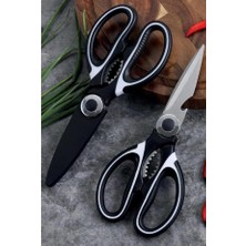 Shop A Way Çok Amaçlı Ağır Hizmet Tipi Keskin Mutfak Makası, Paslanmaz Çelik, Modern, Çok Yönlü, 150 Gr, 20,5 C