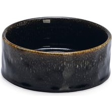 Shop A Way Dbl Köpek Mama Su Kabı, Seramik, Siyah, 13,5cm, 500ML