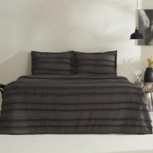 Shop A Way Arlina Bold Çift Kişilik Yatak Örtüsü Takımı Antrasit