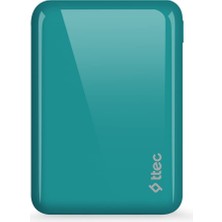 Shop A Way 2BB156TZ Recharger Taşınabilir Şarj Aleti / Powerbank, 10.000 Mah, Turkuaz