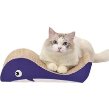 Shop A Way Balina Şekilli Karton Kedi Tırmala 40X21X10 cm