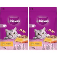 Shop A Way Whiskas Tavuklu Adult Kedi Maması 300 gr 2li Paket
