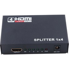 Shop A Way 4 Port HDMI Splitter Çoklu Ekran Çoklayıcı Switch 4410