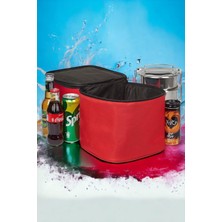 Shop A Way Minufco Isı Yalıtımlı Sıcak Tutucu Kamp Piknik Beslenme Sefer Tası Çantası Kırmızı EX08-K