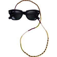 Hippi Mustard El Yapımı Tasarım Gözlük Ipi 70 cm