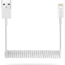 Shop A Way S-Link SL-SP12 iPhone Lightning 1.2m 2A Spiral Data + Şarj Kablosu