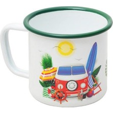 Shop A Way Campout Emaye Kupa Beyaz Karavan, Dayanıklı Kamp Ekipmanları, Kamp Aksesuarları, Açık Hava Sporları,