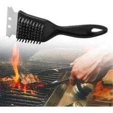 Shop A Way Mangal Barbekü Temizleme Paslanmaz Çelik Mangal Temizlik Fırçası Ergonomik Saplı 2’si 1 Arada Barbek