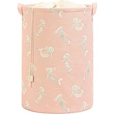 Shop A Way Ocean Home Textile Çocuk Odası Ağzı Büzgülü Deniz Kızı Oyuncak Sepeti 36 x 50 cm