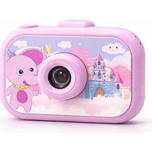 Bubitechh Lf-Y6 Çocuklar Için Dijital Fotoğraf Makinesi Pembe