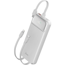 Shop A Way Juo 10000MAH 22.5W LED Ekranlı Lightning ve Type-C Kablolu Powerbank Taşınabilir Hızlı Şarj Cihazı B