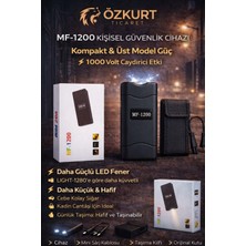 Özkurt Ticaret Mf 1200 Kişisel Koruma Aleti & LED Fener – Şarjlı Güvenlik Cihazı