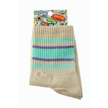 LTG Nova Çizgili Kolej Çorap 8*28