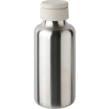 Shop A Way Enkelspärıg Su Şişesi Paslanmaz Çelik/bej 0,5 L