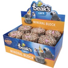 Shop A Way Beak's Kuşlar Için Ek Besinler, Mineral Blok, Küçük X12 Adet