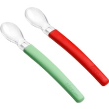 Shop A Way Silikon Uçlu 2'li Mama Kaşığı - Yeşil