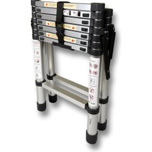 Endokon 230 + 190CM. - 8+7 Basamaklı Teleskopik Merdiven - A Tipi Uzayan Merdiven