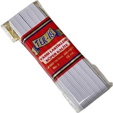 Shop A Way Esnek Beyaz Bel Lastiği – 10 Metre Dikiş Lastiği, 0.5 cm Kalınlık, Kıyafet ve Don Lastiği
