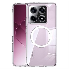 Shop A Way Için Uyumlu 14T Pro Kılıf M-Safe Şarj Özellikli Ruby Sert Kapak Siyah