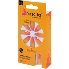 Shop A Way 24'lü Stiletto Renkli Takma Tırnak - 185